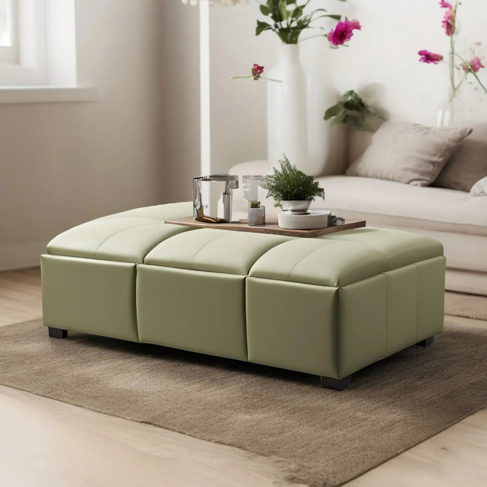 Heritage Wooden Bench - Ottoman - CRUZ INTERNATIONAL - Furniture Store